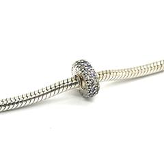 PANDORA CZ TIMELESS PAVE CHARM 1.1G